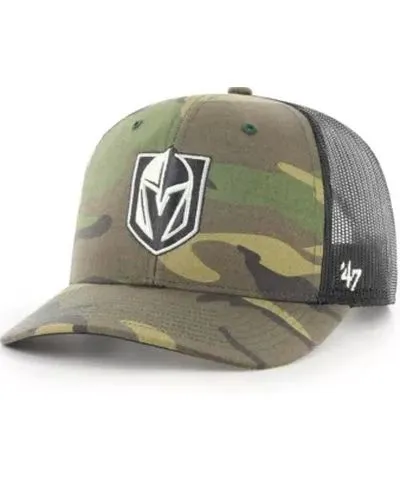 '47 Men's NHL Camo/Black Vegas Golden Knights Trucker Snapback Hat