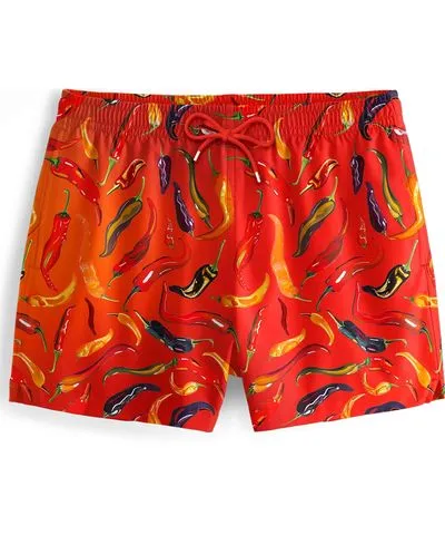 Aloha from Deer Men's Red Chilli Swimming Shorts