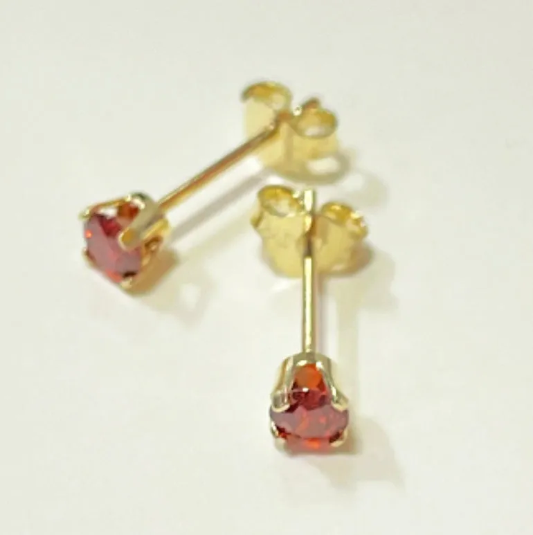 Birthstone  earrings