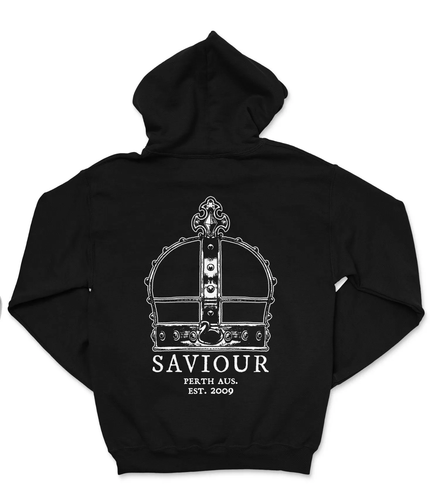 Black Crown Hoodie (Black)