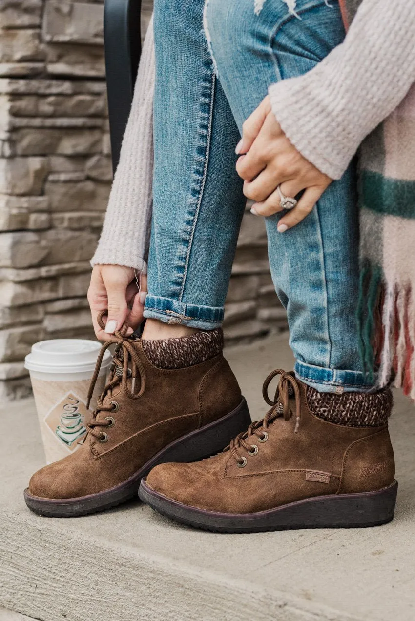 Blowfish Comet Booties- Brown Prospector/Whiskey