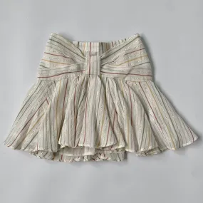 Bonpoint Metallic Stripe Print Skirt: 6 Years & 10 Years