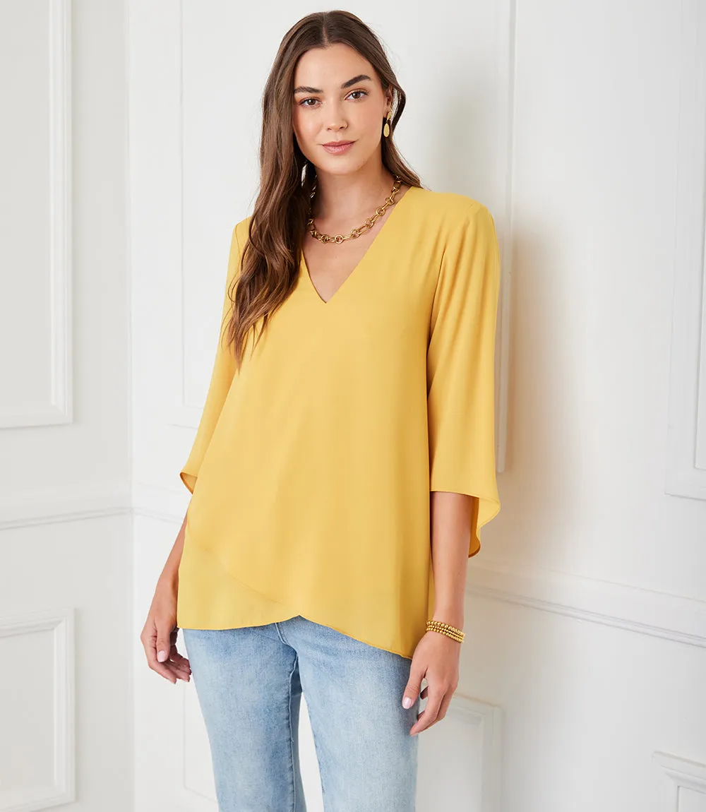 Bracelet Sleeve Asymmetric Top