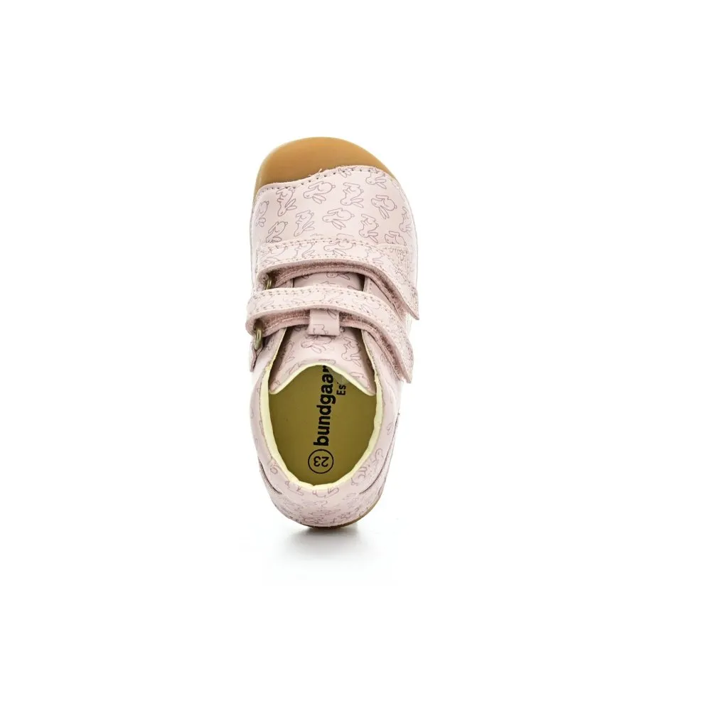 Bundgaard Petit Strap Rabbit Old Rose barefoot shoes