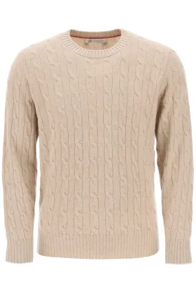 Cable Knit Cashmere Sweater