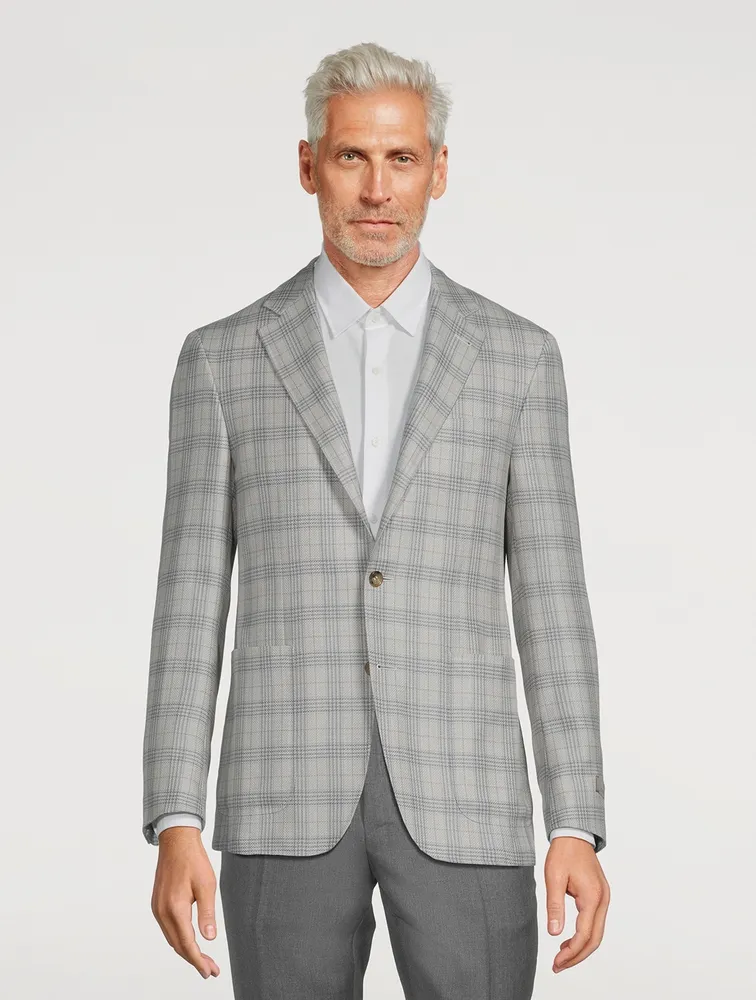 CANALI Wool Silk And Linen Sport Coat