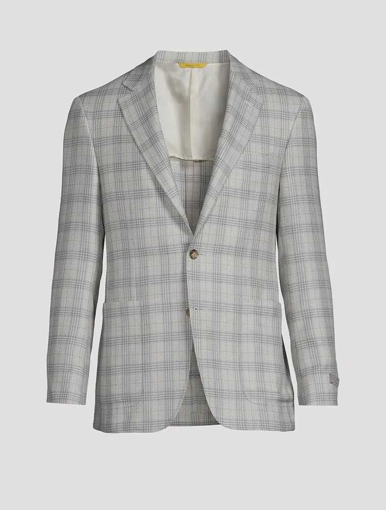 CANALI Wool Silk And Linen Sport Coat