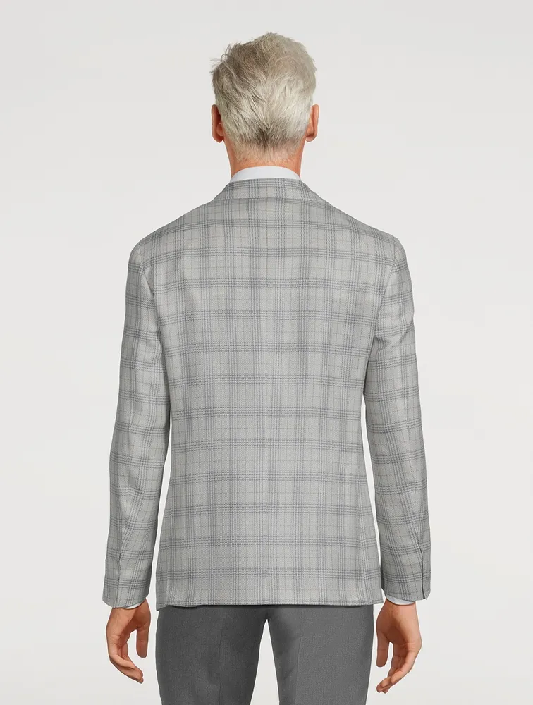 CANALI Wool Silk And Linen Sport Coat