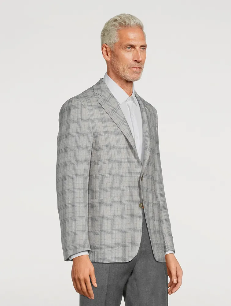 CANALI Wool Silk And Linen Sport Coat