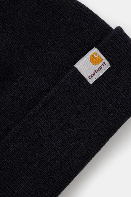 Carhartt WIP beanie Stratus Hat Low navy blue color I025741.1CXX