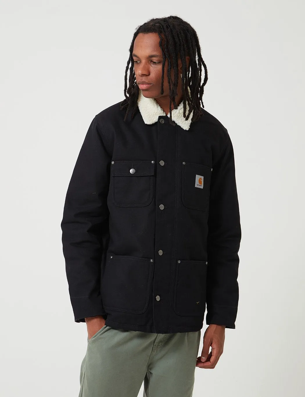 Carhartt-WIP Fairmount Coat - Black Rigid