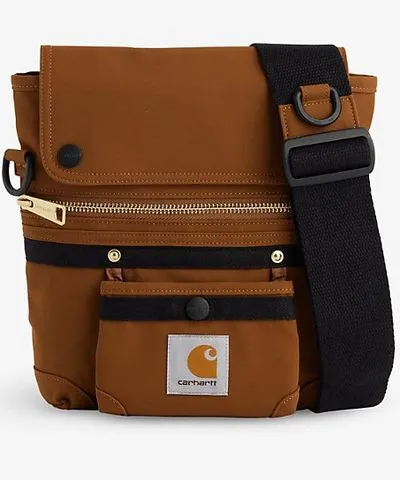 Carhartt Wip Mens Hamilton Brown Carpenter woven shoulder bag