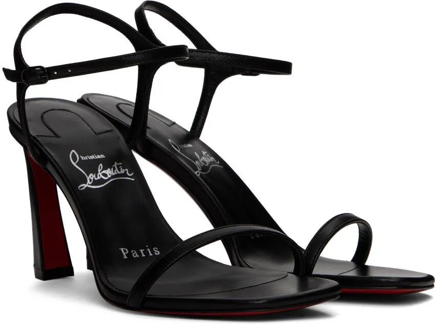 Christian Louboutin Black Condora 85 Heeled Sandals