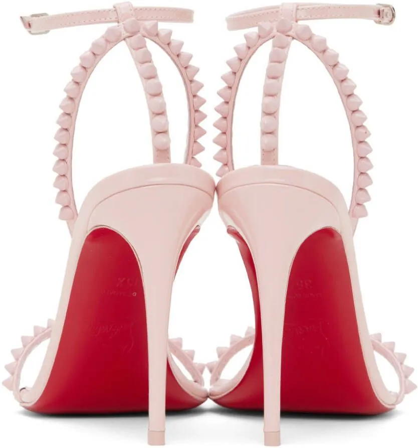 Christian Louboutin Pink So Me 100 Heeled Sandals