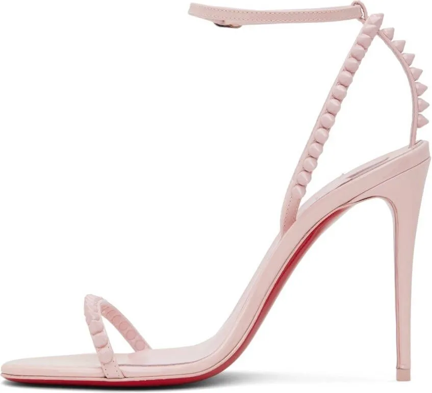 Christian Louboutin Pink So Me 100 Heeled Sandals