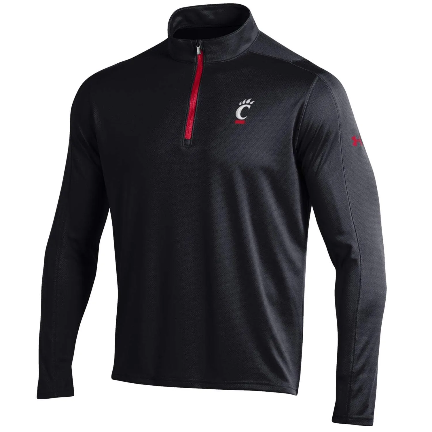 Cincinnati Bearcats Under Armour Black Golf Loose 1/4 Zip LS Pullover