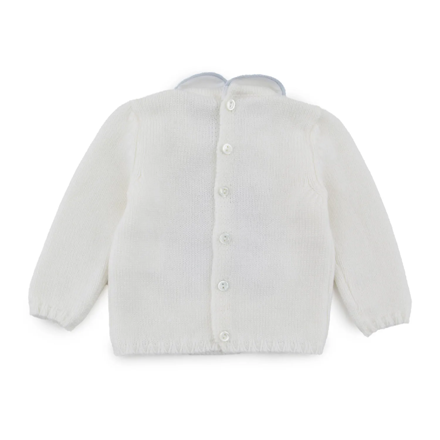 Colibri White Baby Sweater