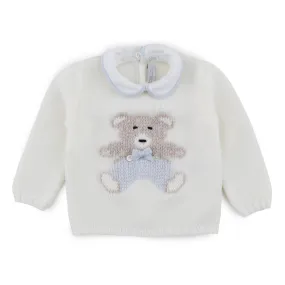 Colibri White Baby Sweater