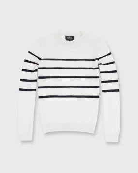 Cordelia Sweater in Chalk/Navy