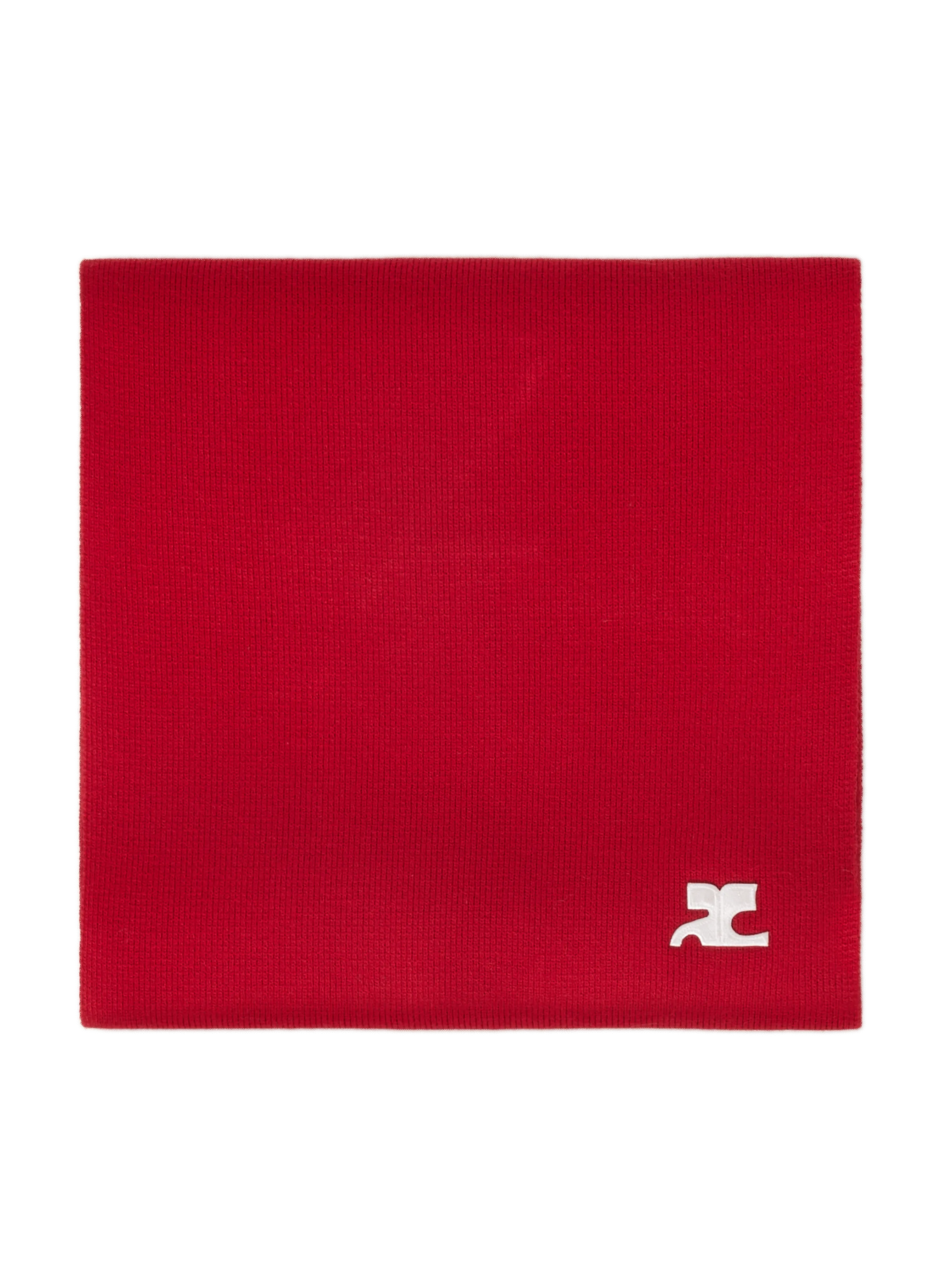 COURRÈGES  Plain scarf  - Red