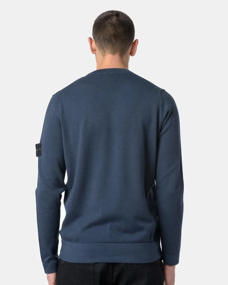 Crewneck Sweater in Navy