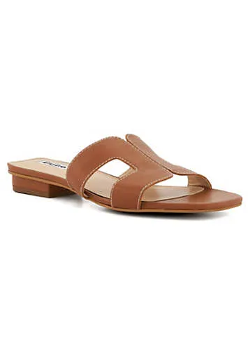 Dune London Tan Loupe Casual Sandals | Grattan