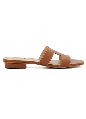 Dune London Tan Loupe Casual Sandals | Grattan