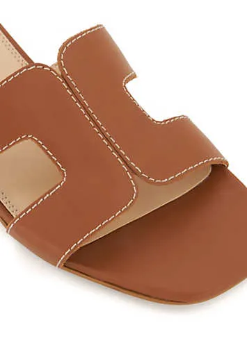 Dune London Tan Loupe Casual Sandals | Grattan