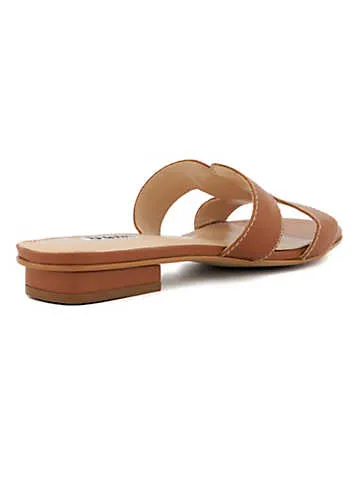 Dune London Tan Loupe Casual Sandals | Grattan