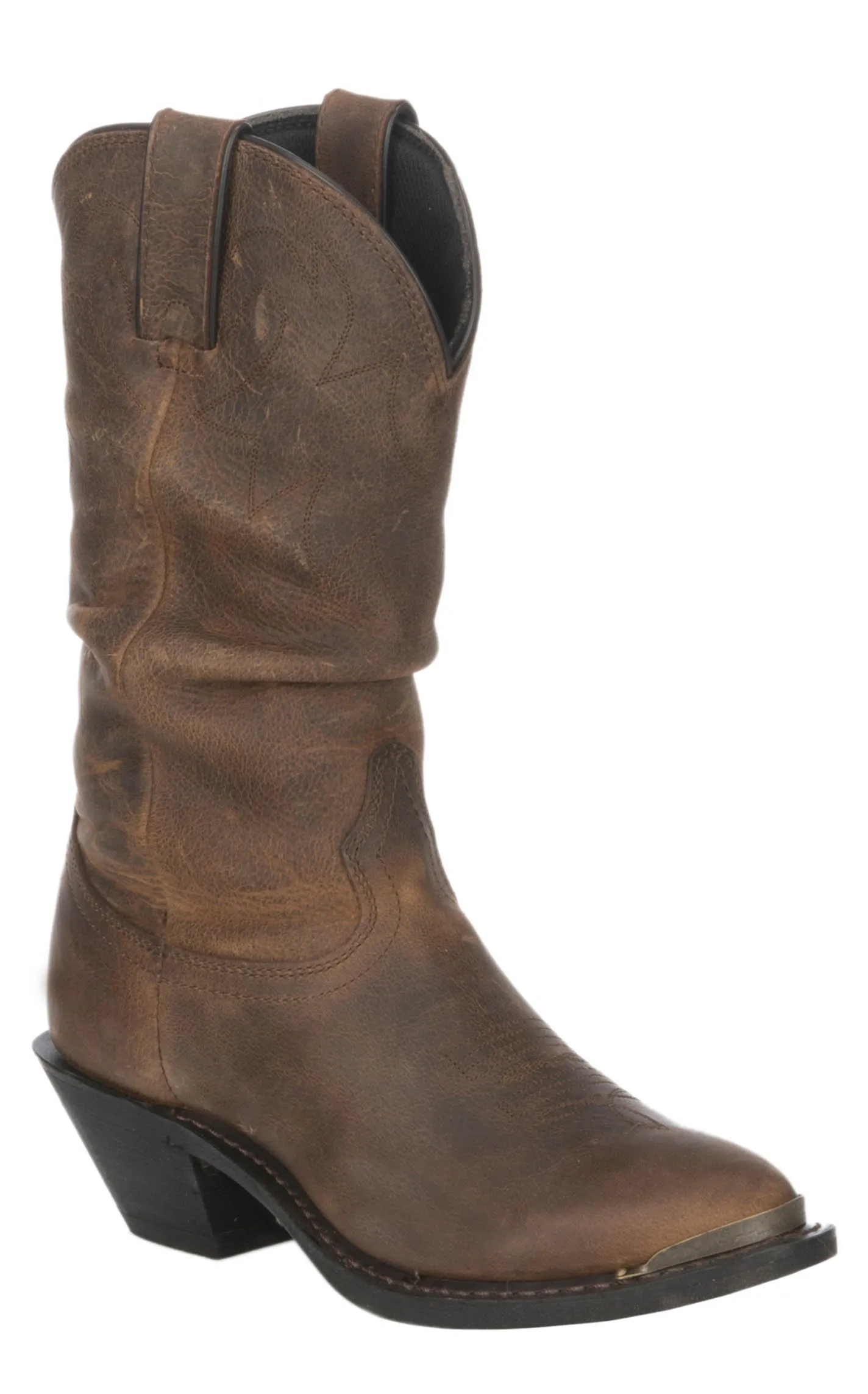 Durango Women's Distressed Slouch Round Toe Cowboy Boots