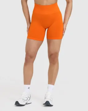 Effortless Seamless Shorts | Flame Orange