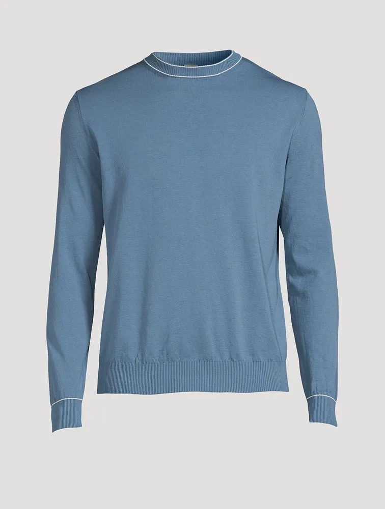 ELEVENTY Cotton Crewneck Sweater