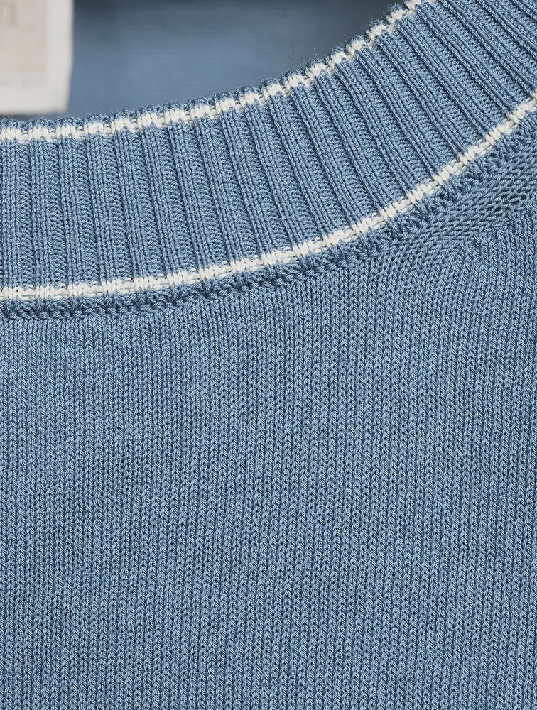 ELEVENTY Cotton Crewneck Sweater