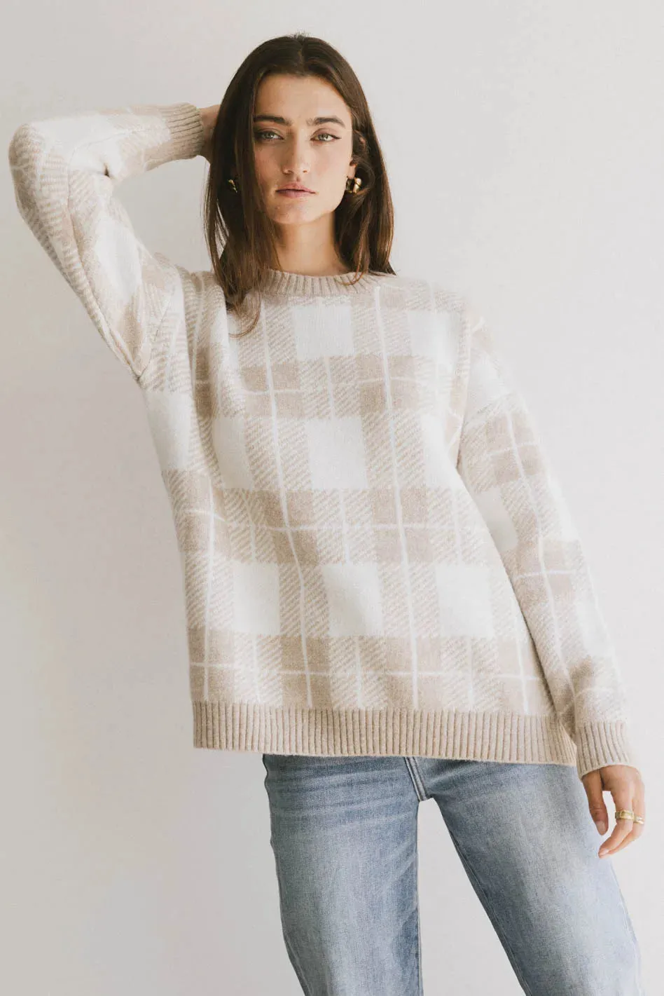 Emilee Plaid Sweater