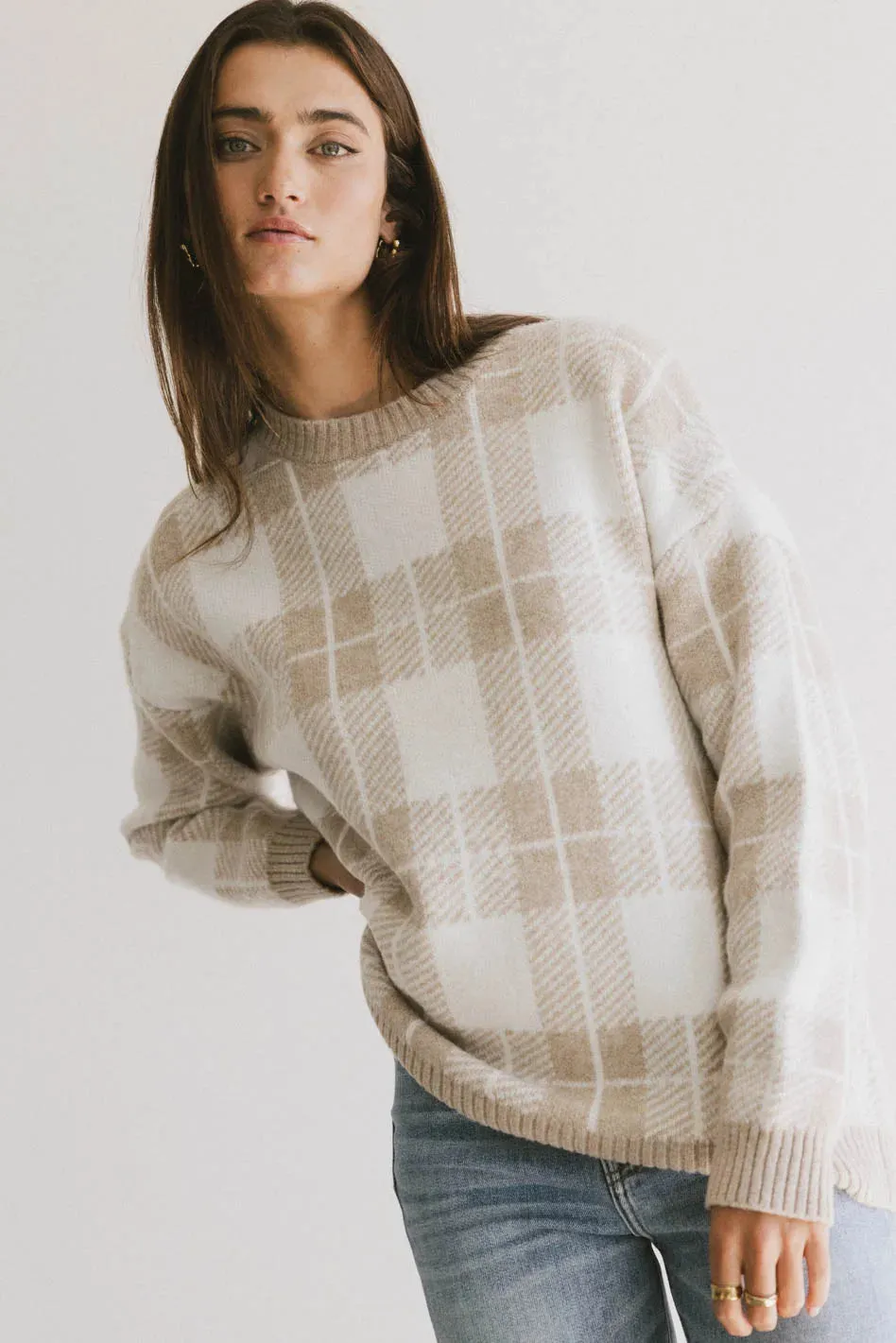 Emilee Plaid Sweater