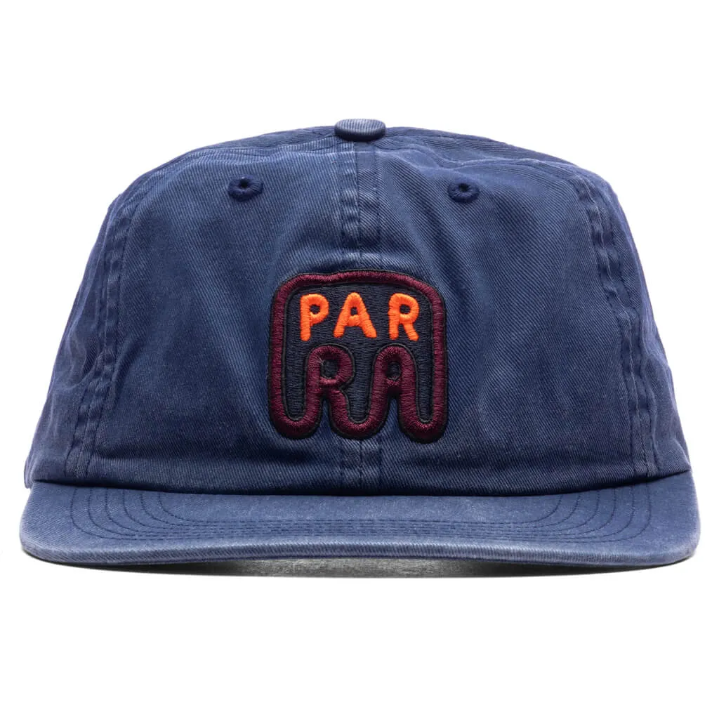 Fast Food Logo 6 Panel Hat - Navy Blue