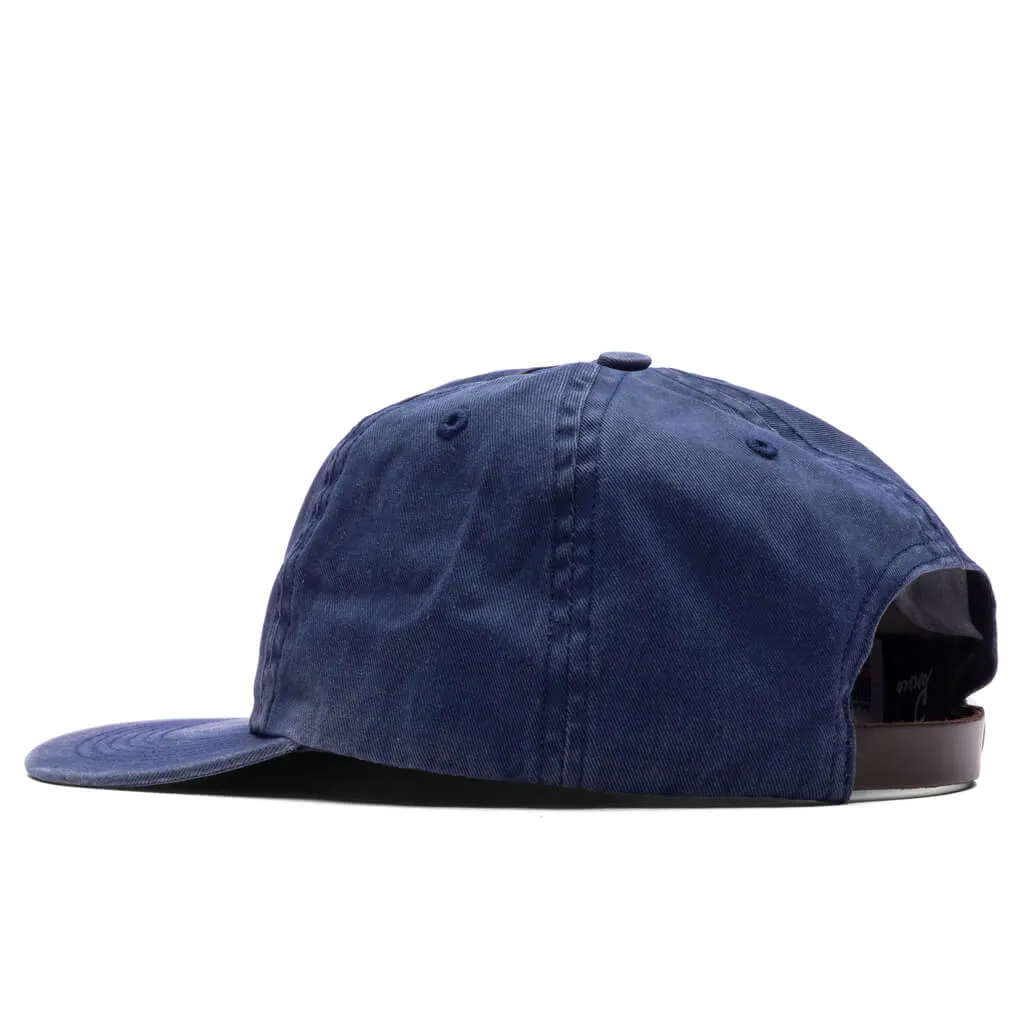 Fast Food Logo 6 Panel Hat - Navy Blue