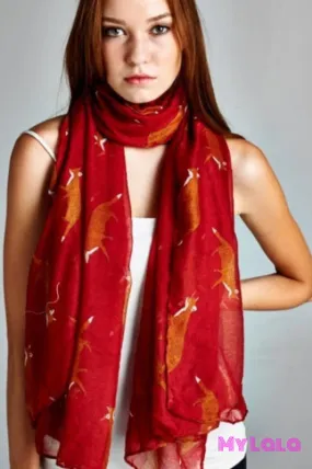 Fox Scarf (Red)