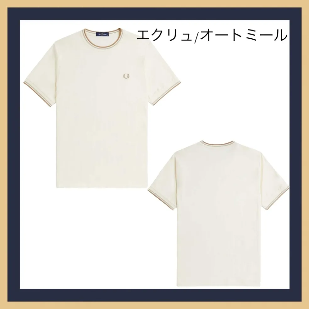 FRED PERRY  |Unisex U-Neck Plain Cotton Short Sleeves Logo T-Shirts