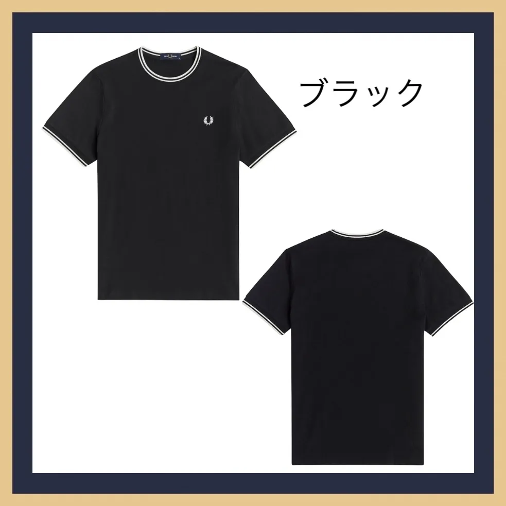 FRED PERRY  |Unisex U-Neck Plain Cotton Short Sleeves Logo T-Shirts