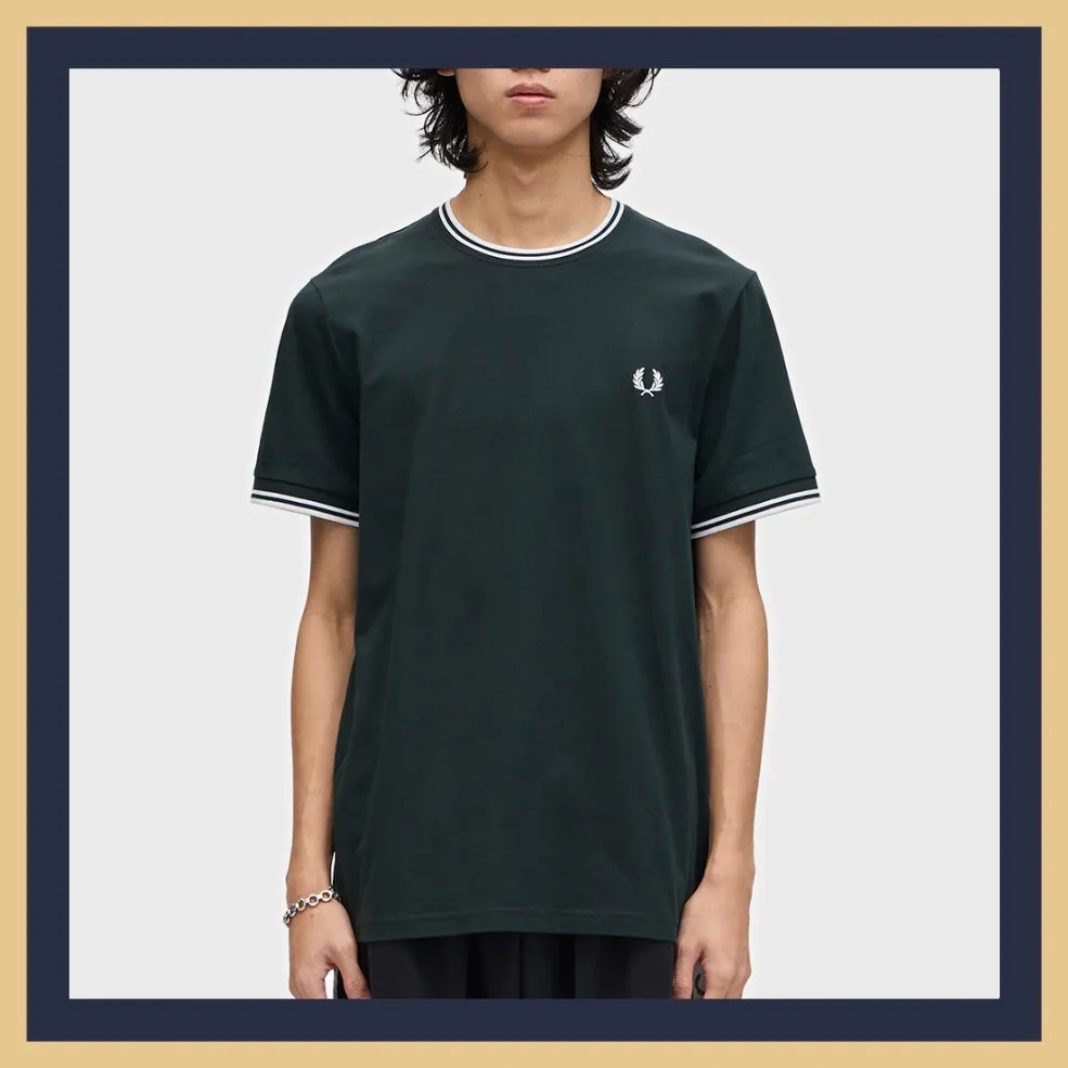 FRED PERRY  |Unisex U-Neck Plain Cotton Short Sleeves Logo T-Shirts