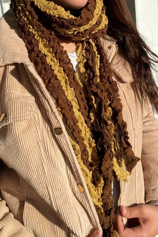 Fringed Oblong Scarf