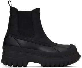 GANNI Black Outdoor Chelsea Boots