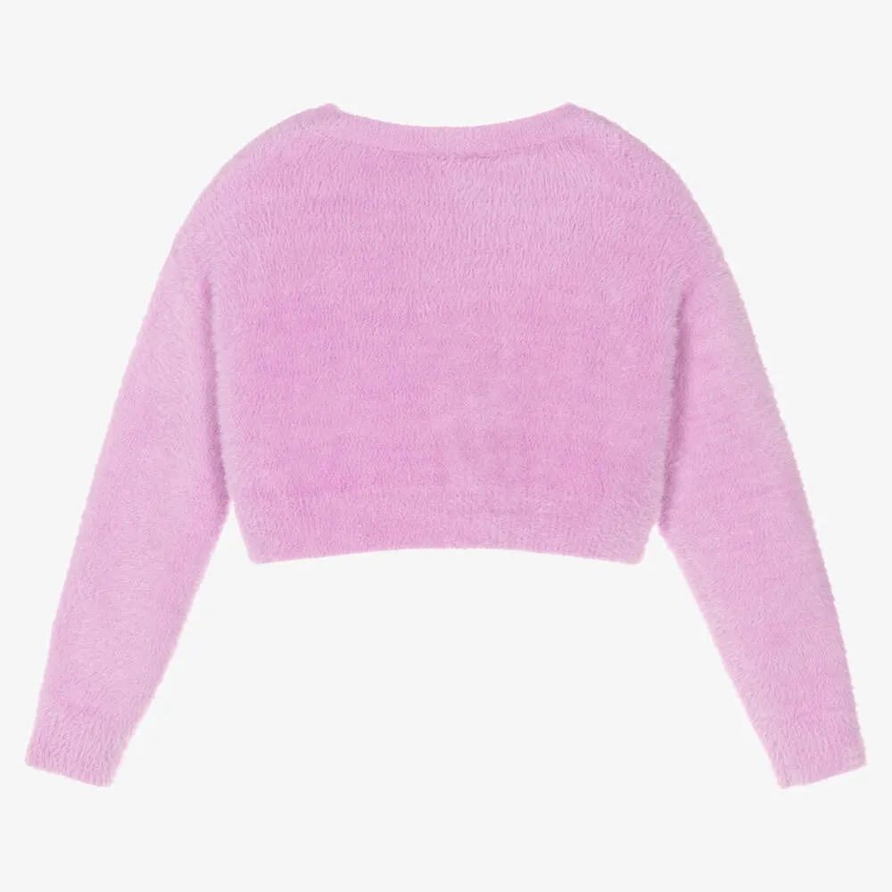 Girls Purple Eyestar Sweater