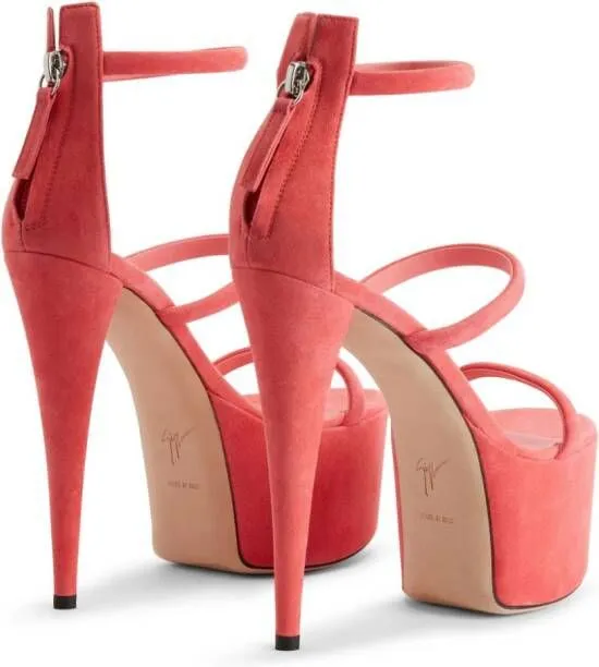 Giuseppe Zanotti GZ Aida 150mm platform sandals Pink