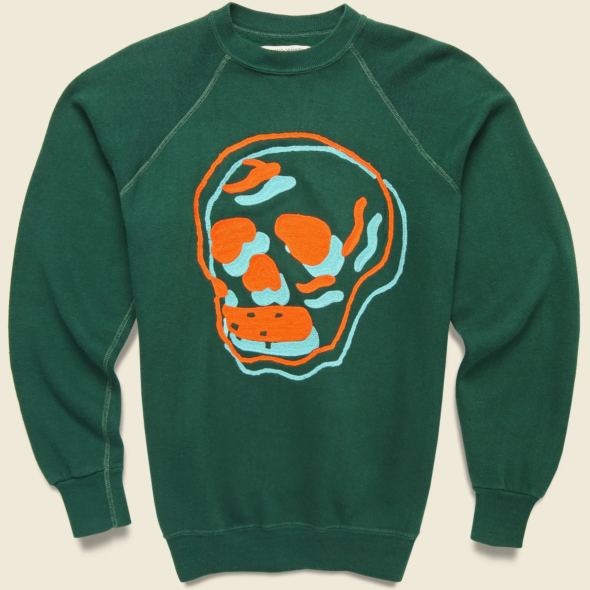 Green Skulls Sweatshirt