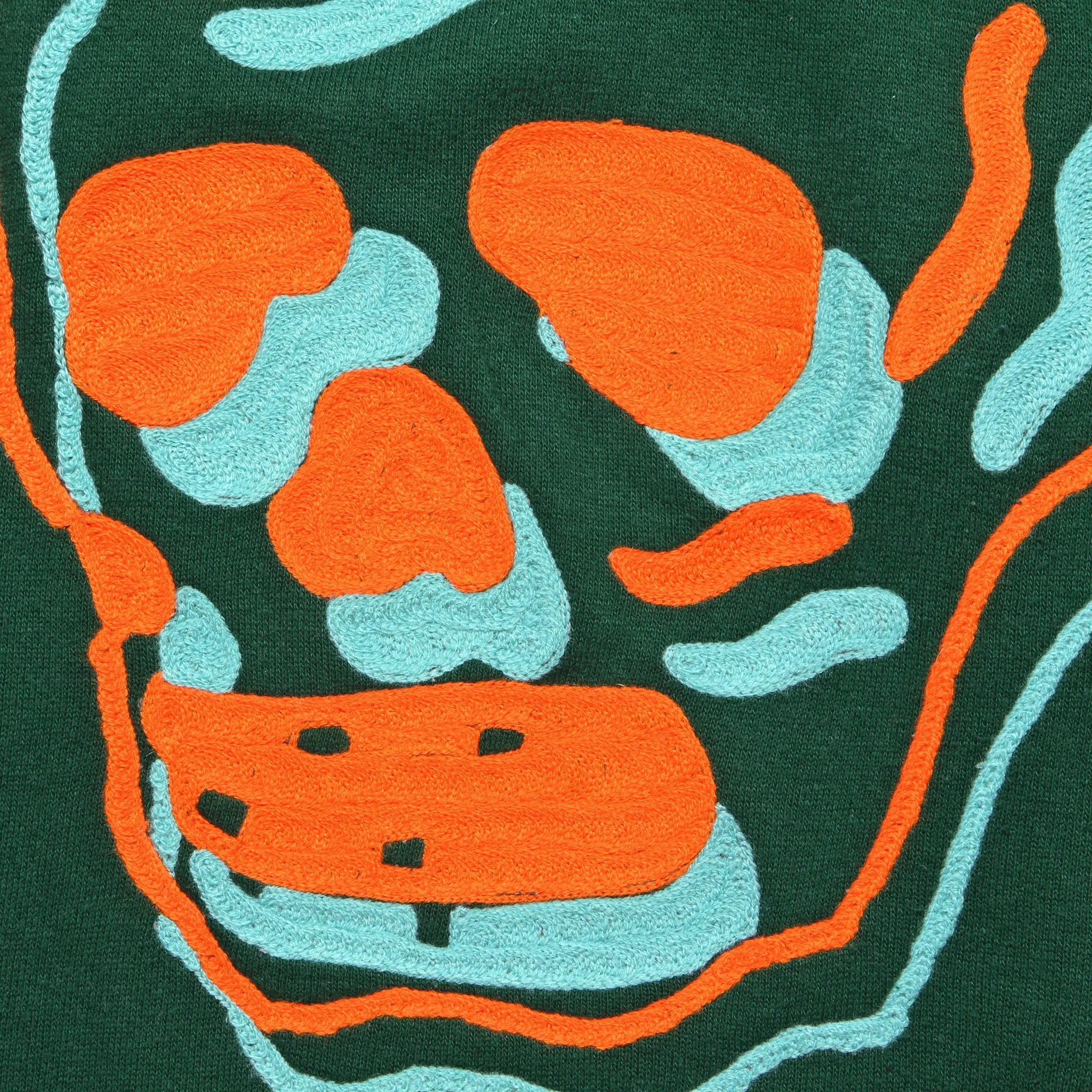 Green Skulls Sweatshirt