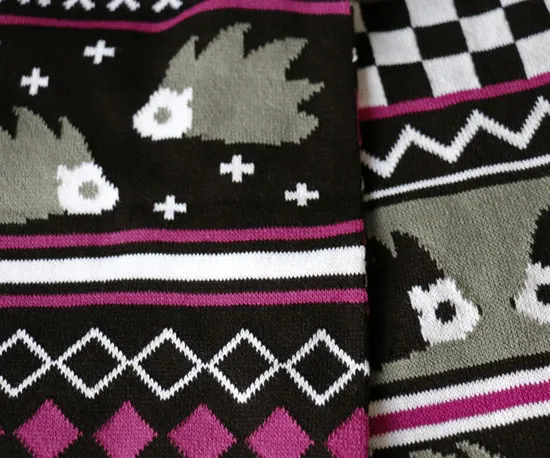 Hedgehog Scarf - Knitted Winter Scarf | Cakes with Faces