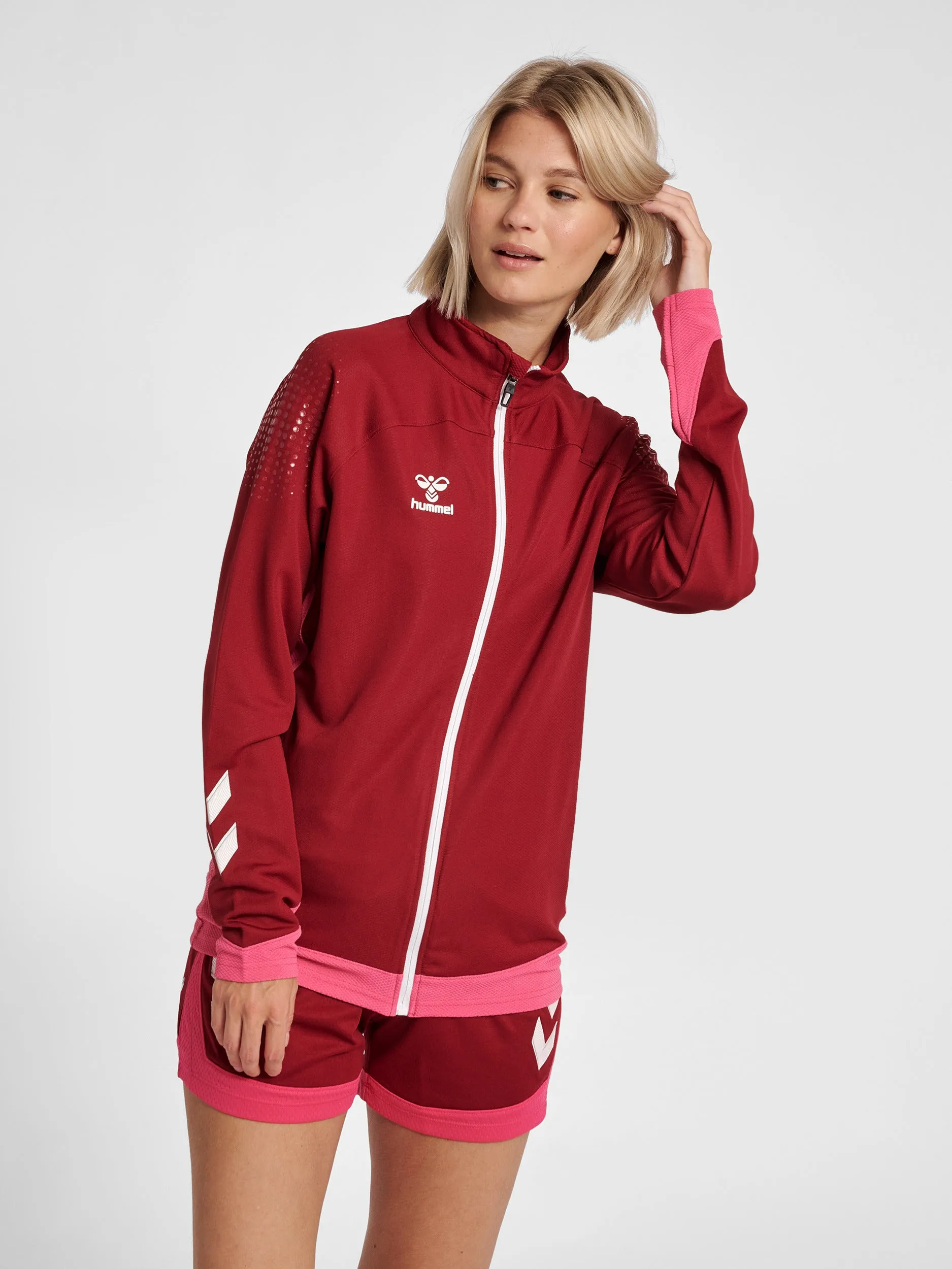 Hummel Women's Lead Poly Zip Jacket