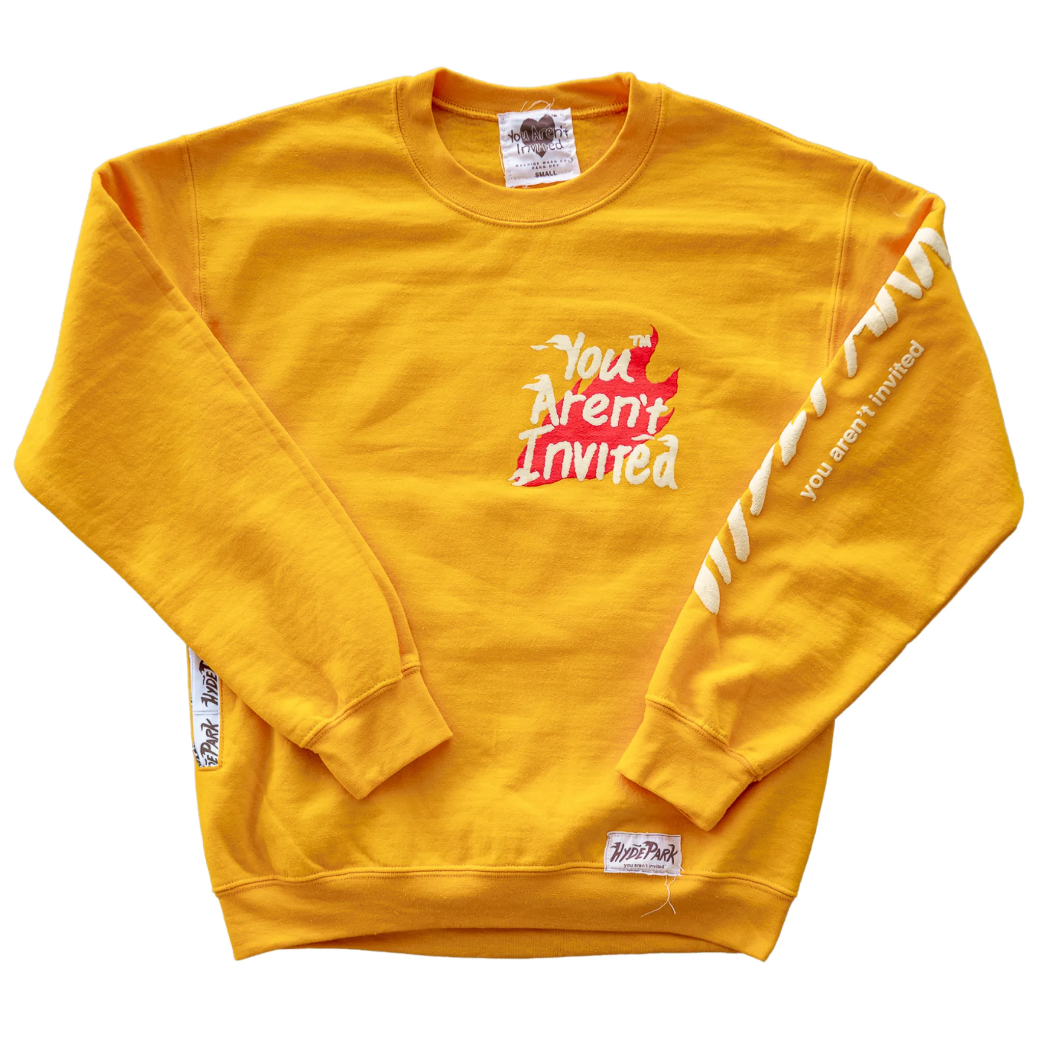 Hyde Park Up In Flamezzz Sweater (Gold)